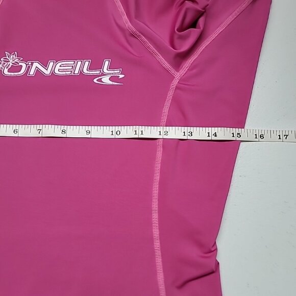 O'NEILL Surf Girls Long Sleeve Compression Shirt Stretch UPF 50+ Pink Size S - Picture 10 of 15